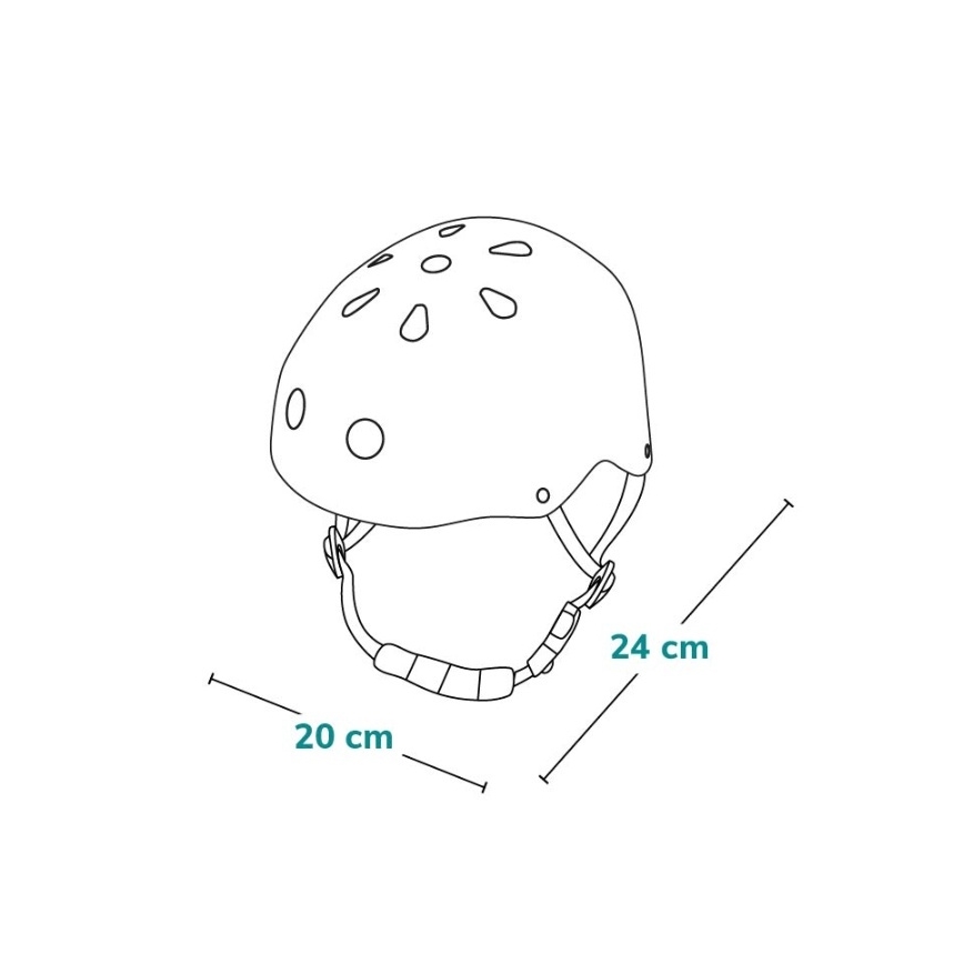 Lionelo - Casco per bambini HELMET Cielo Azzurro