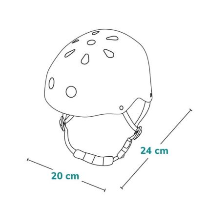 Lionelo - Casco per bambini HELMET Sabbia