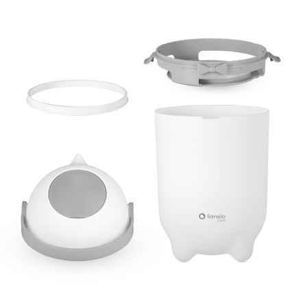 Lionelo - Cestino per pannolini PUREBIN 10 l Bianco