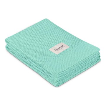 Lionelo - Coperta in bambù 75 x 100 cm Verde menta
