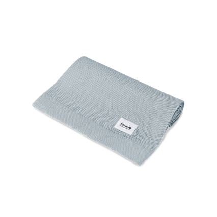 Lionelo - Coperta in bambù 75x100 cm Grigio