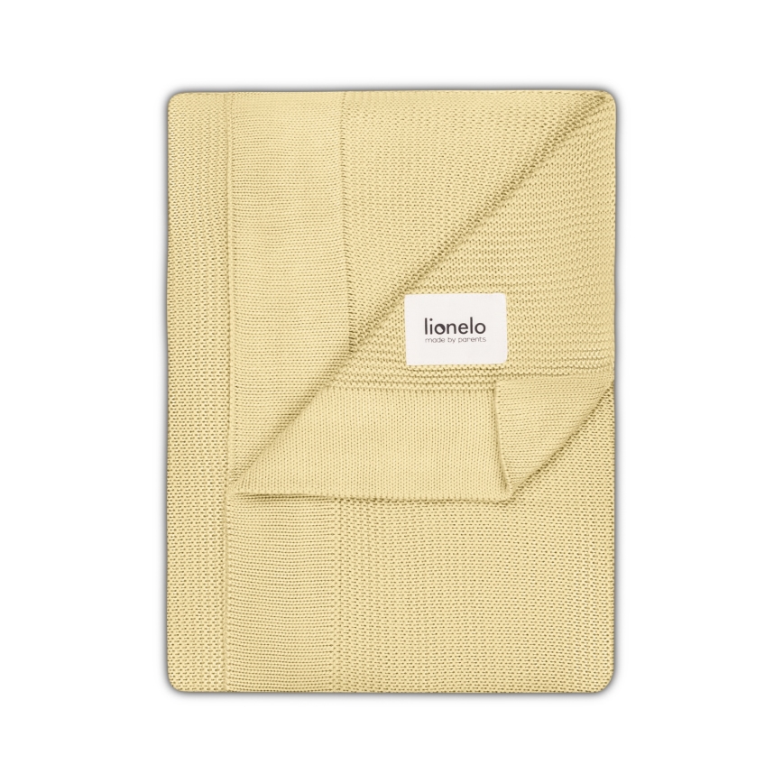 Lionelo - Coperta in bambù BAMBOO BLANKET 75x100 cm Giallo Limone