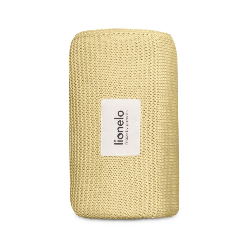 Lionelo - Coperta in bambù BAMBOO BLANKET 75x100 cm Giallo Limone