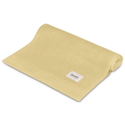 Lionelo - Coperta in bambù BAMBOO BLANKET 75x100 cm Giallo Limone
