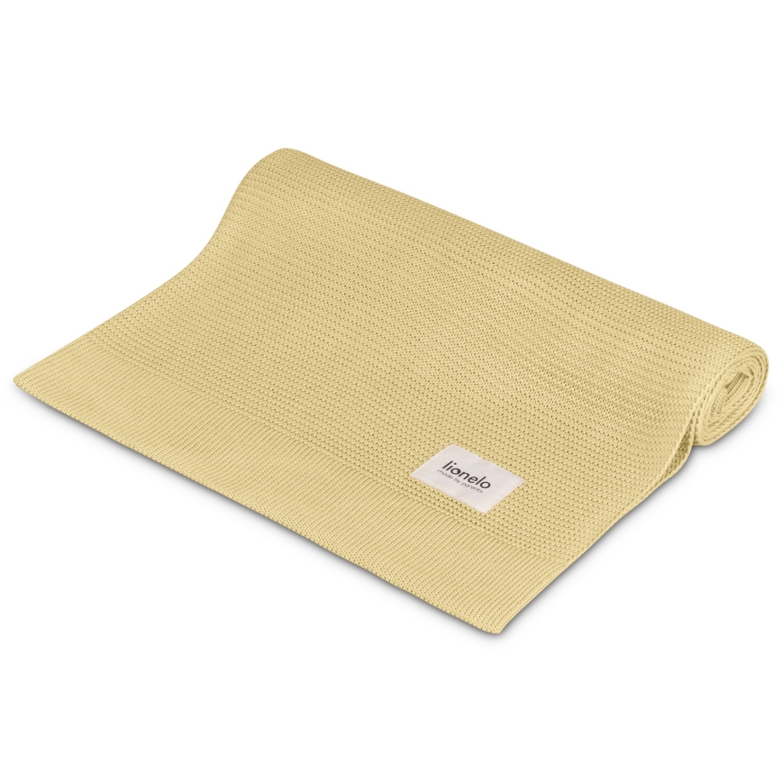 Lionelo - Coperta in bambù BAMBOO BLANKET 75x100 cm Giallo Limone