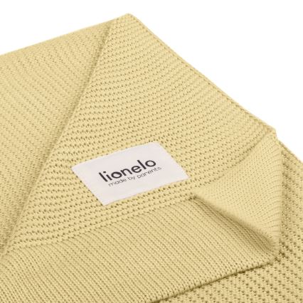 Lionelo - Coperta in bambù BAMBOO BLANKET 75x100 cm Giallo Limone