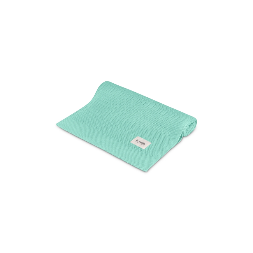 Lionelo - Coperta in bambù BAMBOO BLANKET 75x100 cm Verde menta