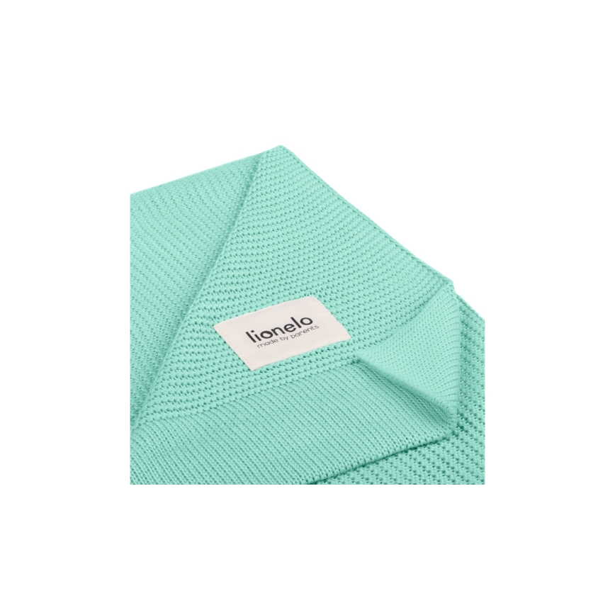 Lionelo - Coperta in bambù BAMBOO BLANKET 75x100 cm Verde menta