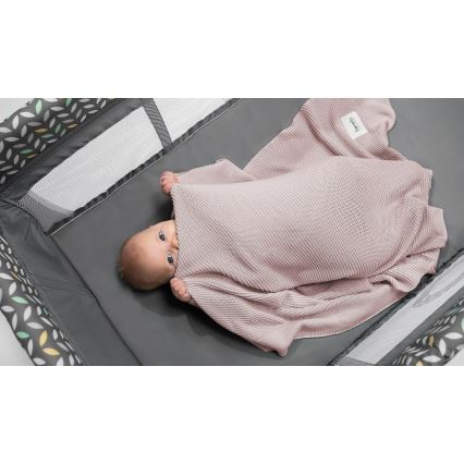 Lionelo - Coperta per bambini in bambù 75x100 cm Beige sabbia