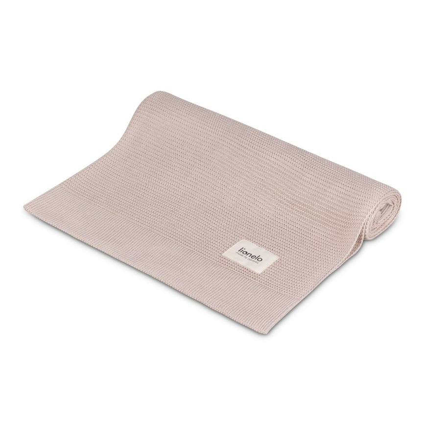 Lionelo - Coperta per bambini in bambù 75x100 cm Beige sabbia