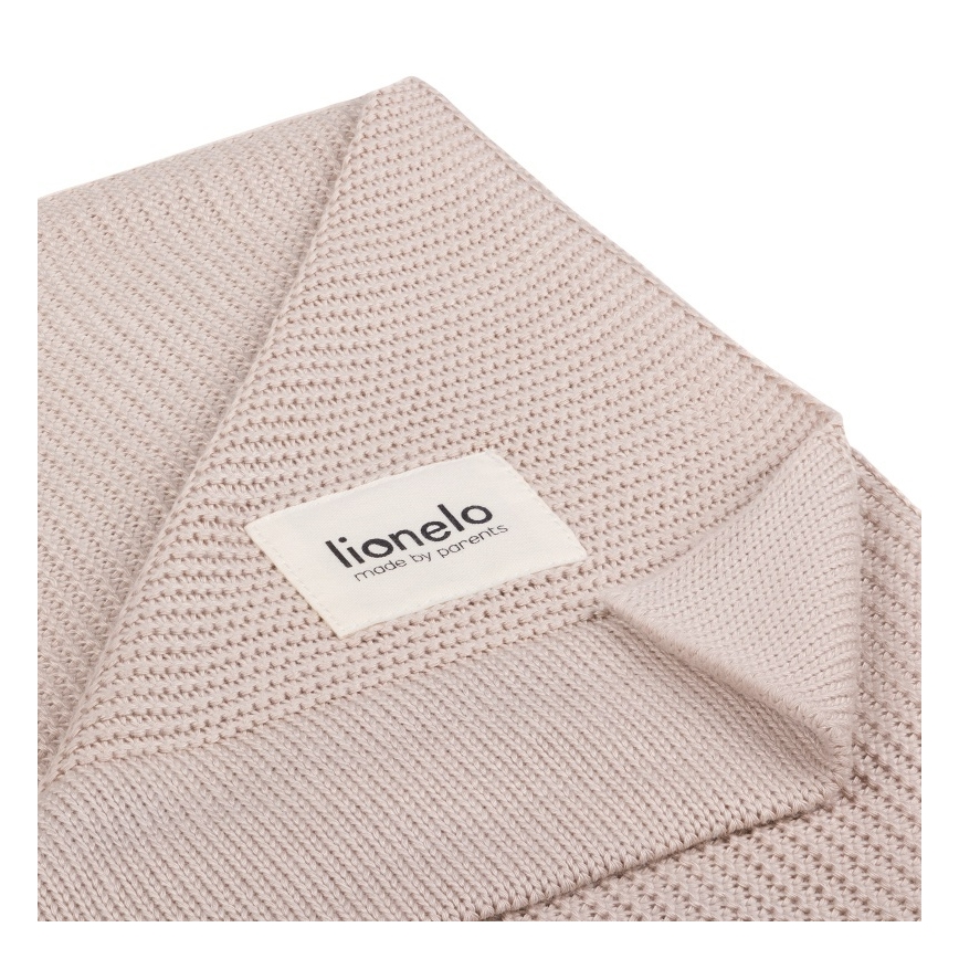 Lionelo - Coperta per bambini in bambù 75x100 cm Beige sabbia