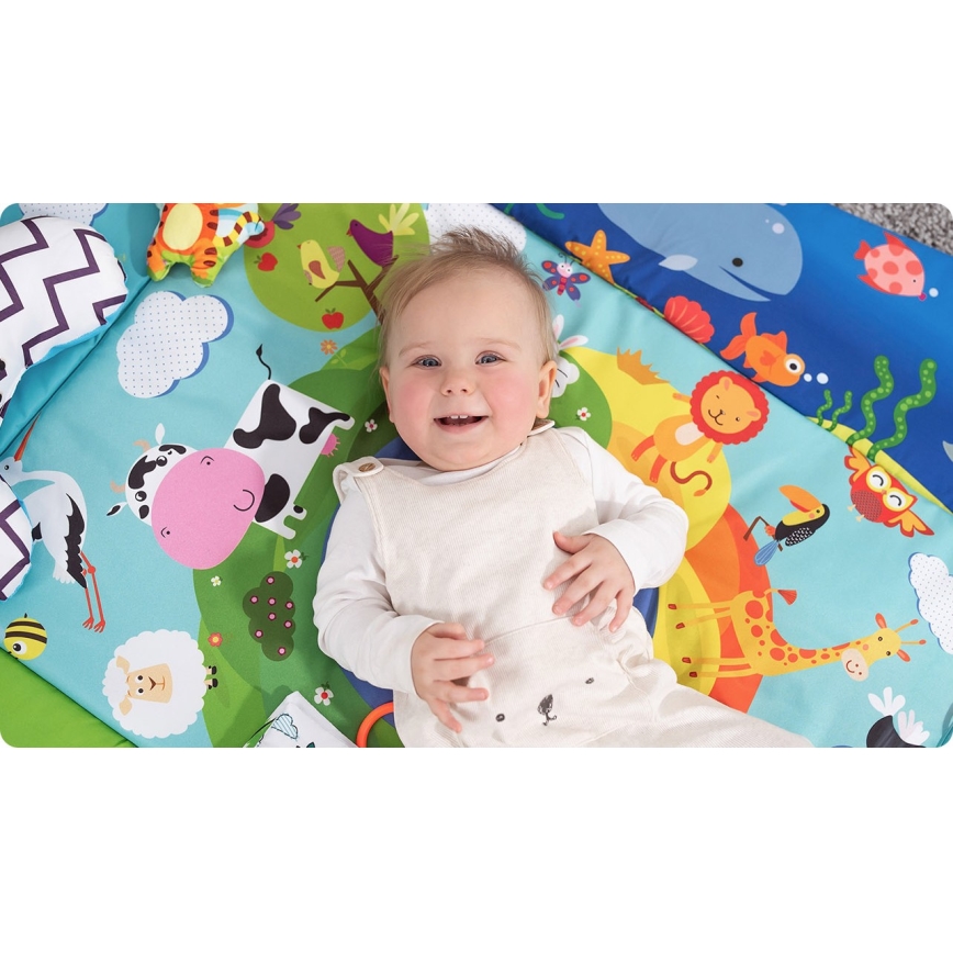 Lionelo - Coperta per bambini per giocare ANIKA