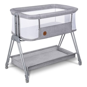 Lionelo - Culla per bambini 2in1 LUNA grigio