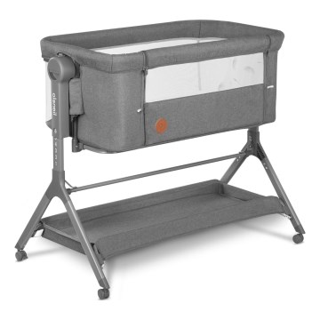 Lionelo - Culla per bambini 3in1 LEONIE PLUS grigio