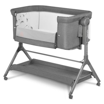 Lionelo - Culla per bambini 3in1 LEONIE PLUS grigio