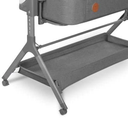 Lionelo - Culla per bambini 3in1 LEONIE PLUS grigio
