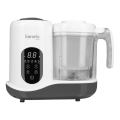Lionelo - Cuocipappa a vapore 5 in 1 BABYMENU 110W/230V bianco/grigio