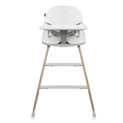 Lionelo - DALIA SET 4-in-1 Sedia da pranzo per bambini Grigio Pietra Naturale