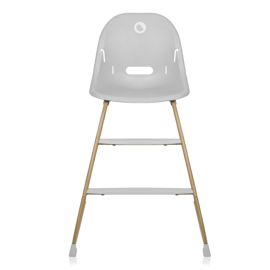 Lionelo - DALIA SET 4-in-1 Sedia da pranzo per bambini Grigio Pietra Naturale