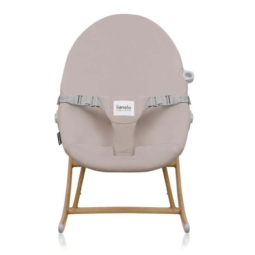 Lionelo - DALIA SET 4-in-1 Sedia da pranzo per bambini Grigio Pietra Naturale