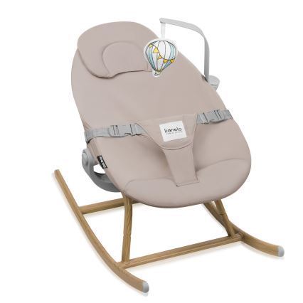 Lionelo - DALIA SET 4-in-1 Sedia da pranzo per bambini Grigio Pietra Naturale