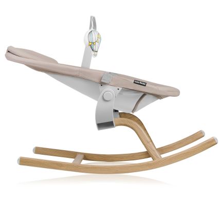 Lionelo - DALIA SET 4-in-1 Sedia da pranzo per bambini Grigio Pietra Naturale