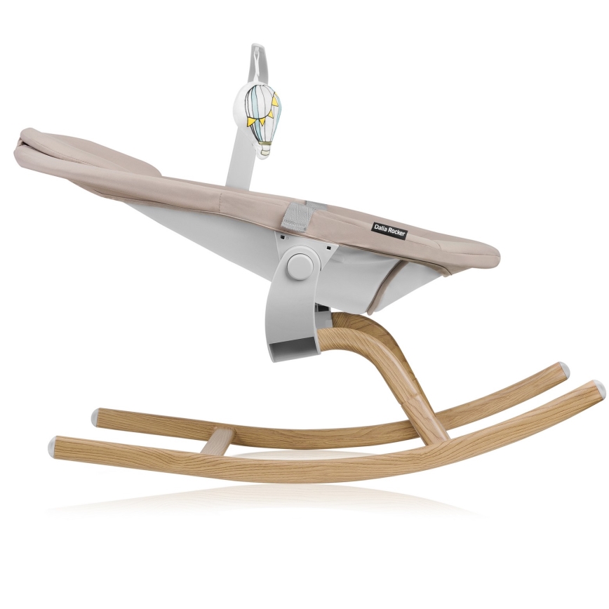 Lionelo - DALIA SET 4-in-1 Sedia da pranzo per bambini Grigio Pietra Naturale