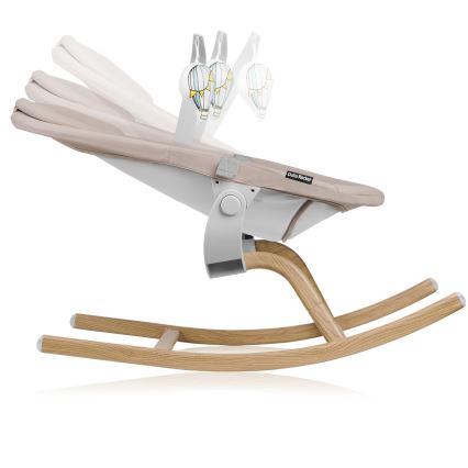 Lionelo - DALIA SET 4-in-1 Sedia da pranzo per bambini Grigio Pietra Naturale
