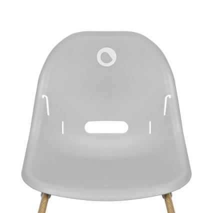 Lionelo - DALIA SET 4-in-1 Sedia da pranzo per bambini Grigio Pietra Naturale