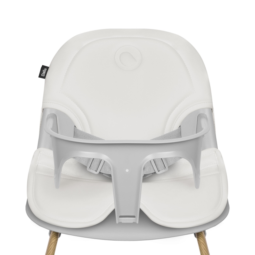 Lionelo - DALIA SET 4-in-1 Sedia da pranzo per bambini Grigio Pietra Naturale
