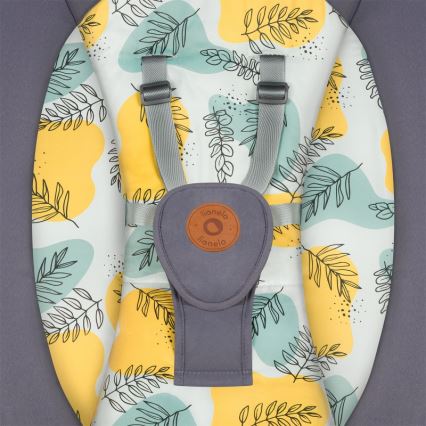 Lionelo - Dondolo musicale per bambini RALF 4xAA Grigio Cemento + telecomando