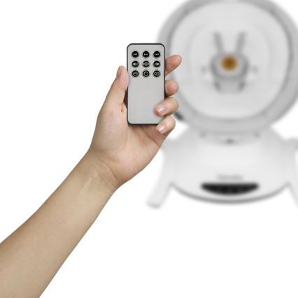 Lionelo - Dondolo per bambini BELLA con melodia, Grigio Cemento + telecomando