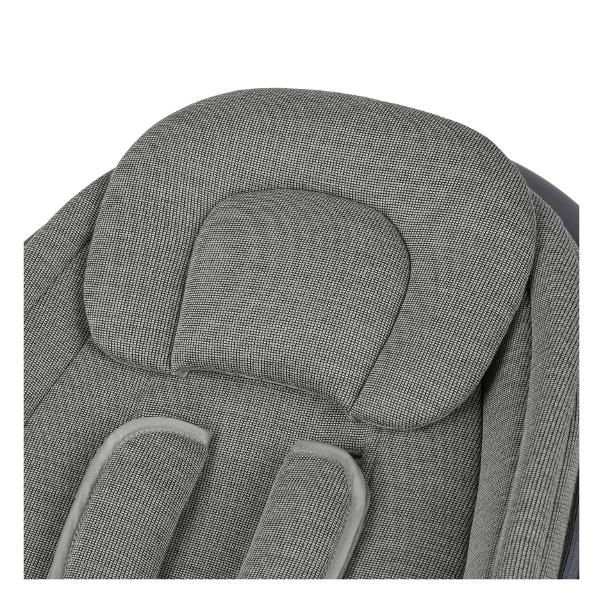 Lionelo - Dondolo per bambini con melodia BLOSSOM Grigio Cemento + telecomando