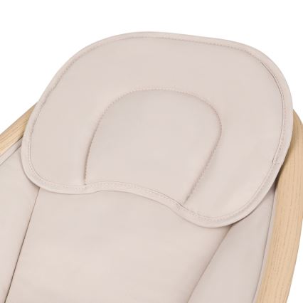Lionelo - Dondolo per bambini con melodia OLIVIA Beige Naturale + telecomando