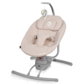 Lionelo - Dondolo per bambini con melodia RIO 4xC Beige Latte + telecomando