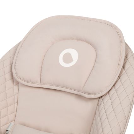 Lionelo - Dondolo per bambini con melodia RIO 4xC Beige Latte + telecomando