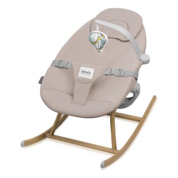 Lionelo - Dondolo per bambini DALIA ROCKER Beige Sabbia