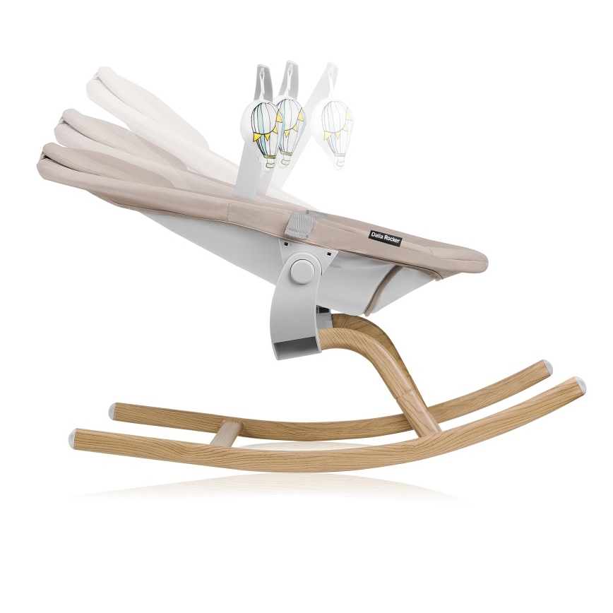 Lionelo - Dondolo per bambini DALIA ROCKER Beige Sabbia