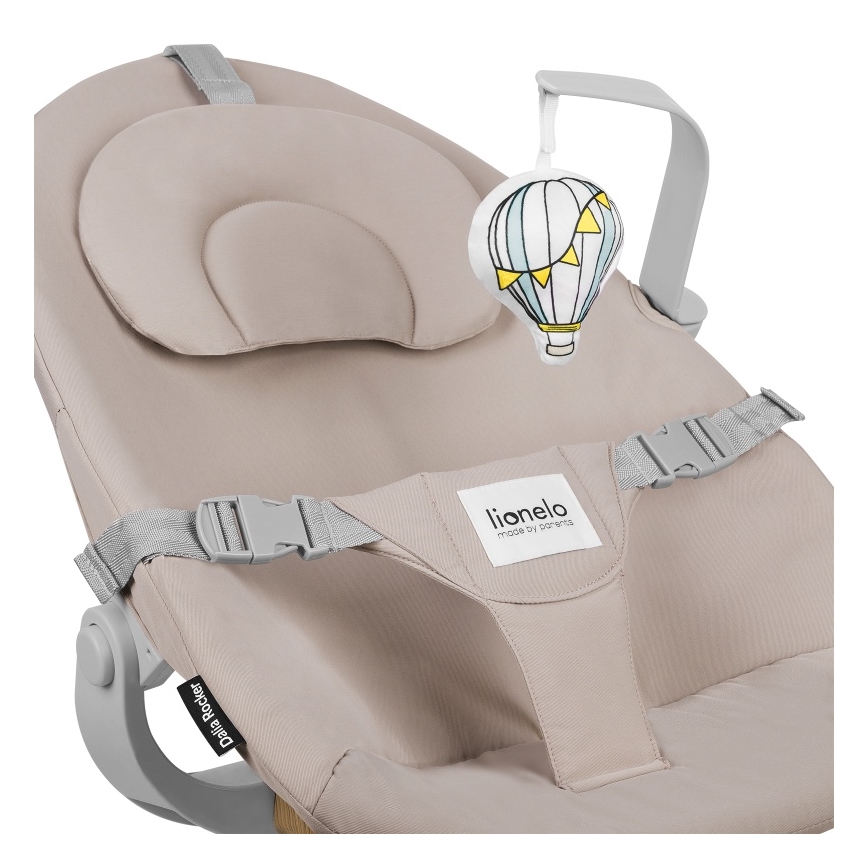 Lionelo - Dondolo per bambini DALIA ROCKER Beige Sabbia