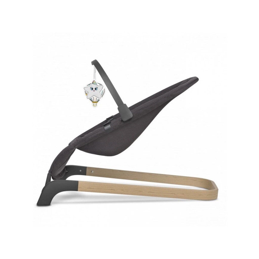 Lionelo - Dondolo per bambini JUNE antracite