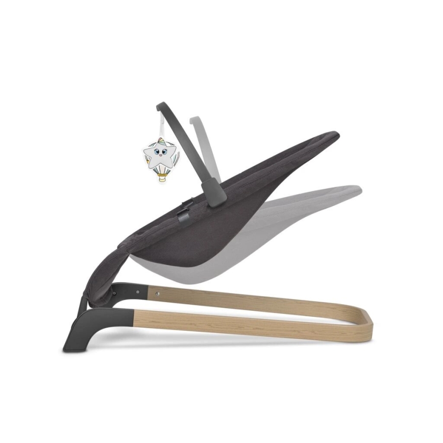 Lionelo - Dondolo per bambini JUNE antracite