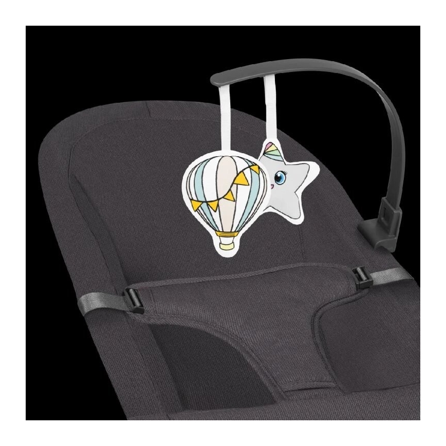 Lionelo - Dondolo per bambini JUNE antracite