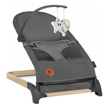Lionelo - Dondolo per bambini JUNE grigio