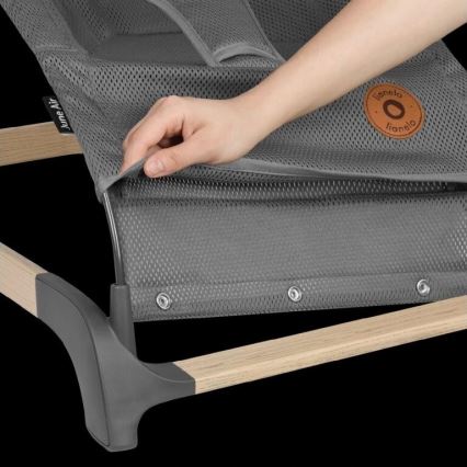 Lionelo - Dondolo per bambini JUNE grigio