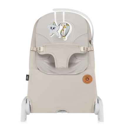 Lionelo - Dondolo per bambini LILAC beige