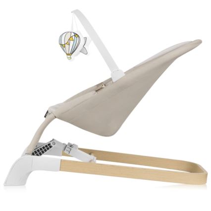 Lionelo - Dondolo per bambini LILAC beige