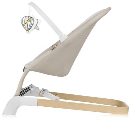 Lionelo - Dondolo per bambini LILAC beige