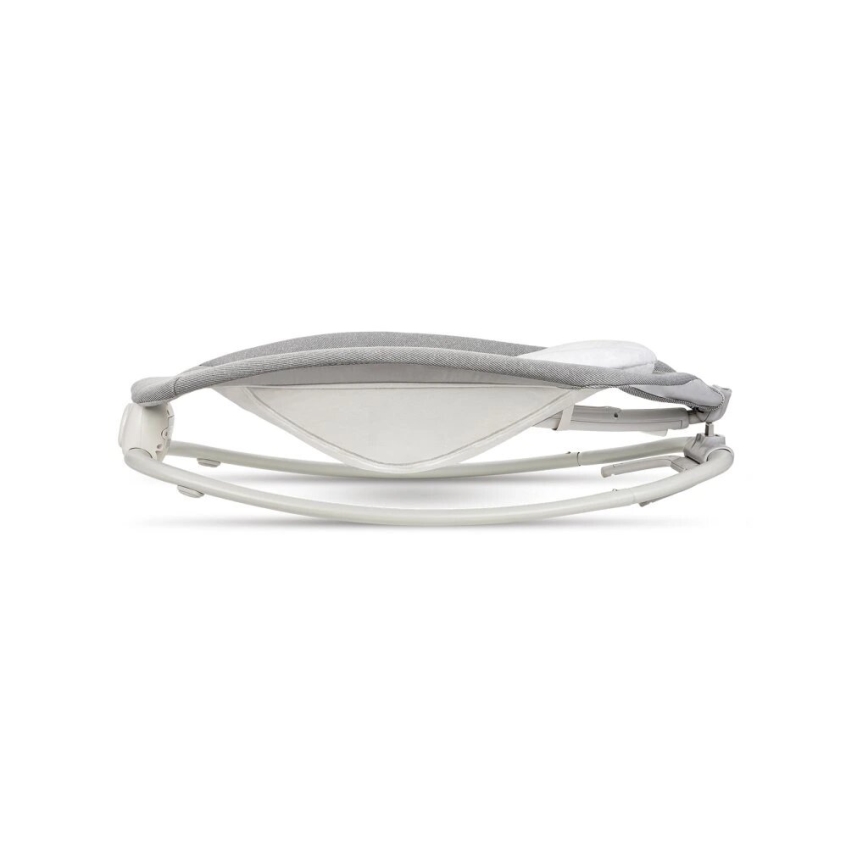 Lionelo - Dondolo vibrante per bambini con melodia PASCAL, 2xAA, grigio