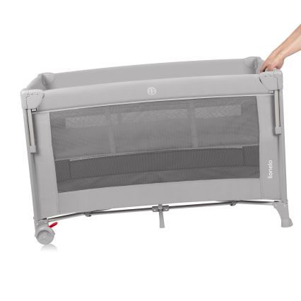 Lionelo - Lettino 3 in 1 ELLEN Grey Concrete