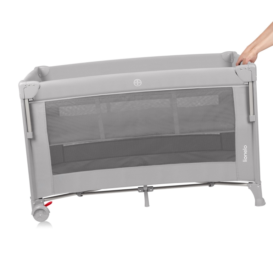 Lionelo - Lettino 3 in 1 ELLEN Grey Concrete